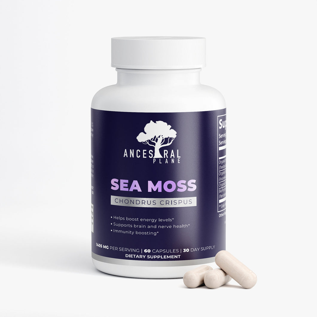 Organic Sea Moss with Bladderwrack and Burdock Root